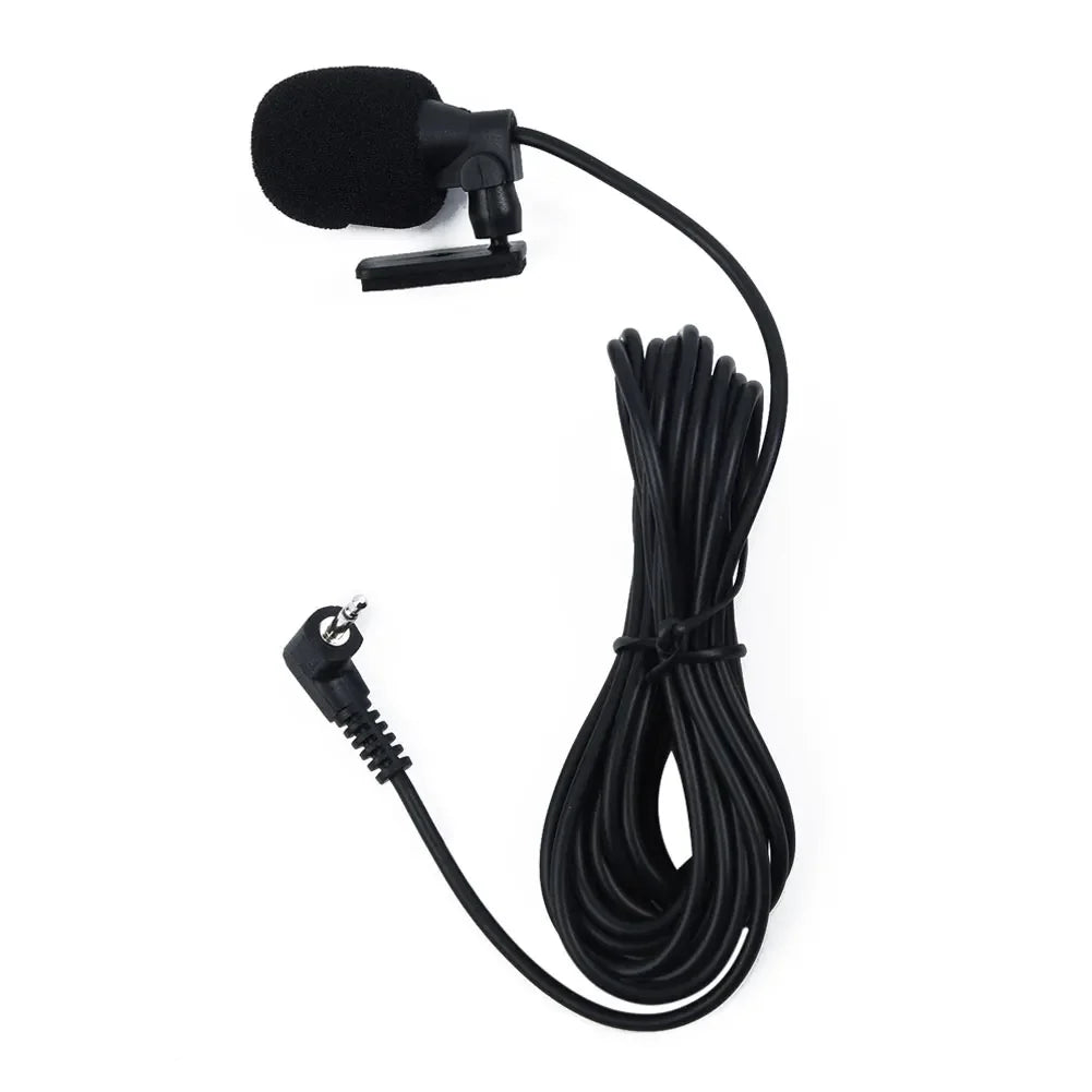 Car Audio Microphone Radio 3.5MM Microphone Plug Wired Mic 3m Cable for Bluetooth-compatible Pioneer Stereo Receiver PC Auto DVD
