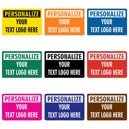 Customize Your Logo Metal Tin Sign, Personalize Your Text Here Wall Decor, Tin Sign, Home Decor, Plaques Art Poster, WYD12