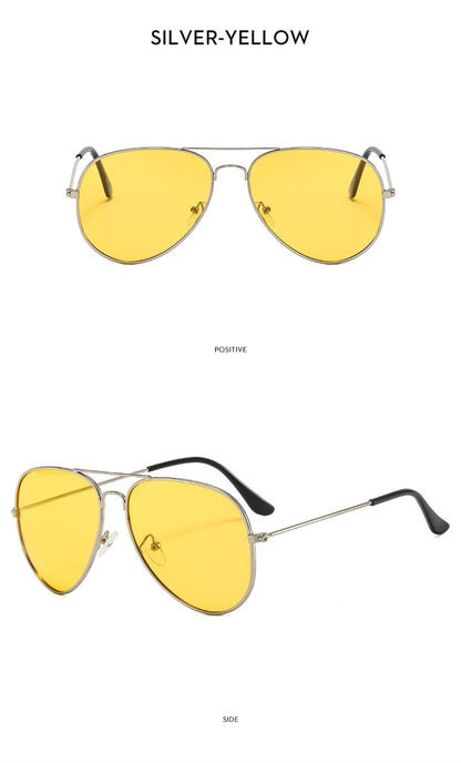 New Double Bridge Sunglasse for Woman Men Alloy Frame 2026 Gradient Lens Sun Glasses Female Oculos Male Outdoor Fashion Eyewear
