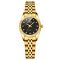 CHENXI Hot Sale Luxury Women's Golden Stainless Steel Small Dial Watch Quartz Charm Dress Trendy Wristwatch for Fashion Lady