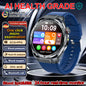 Smartwatch ECG High-End dla mężczyzn Ciśnienie krwi Lipidy Tlen we krwi Analiza ciała Kwas moczowy Monitor Zdrowia Smartwatch dla mężczyzn i kobiet