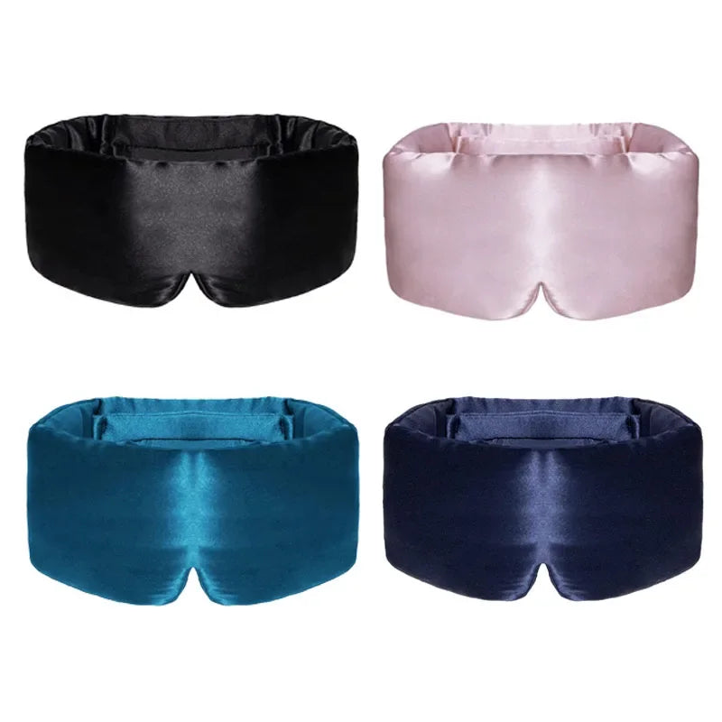 New Silk Sleep Night Mask Eye Mask Sleeping Blindfold for The Night Sleep Band Eyes Cover