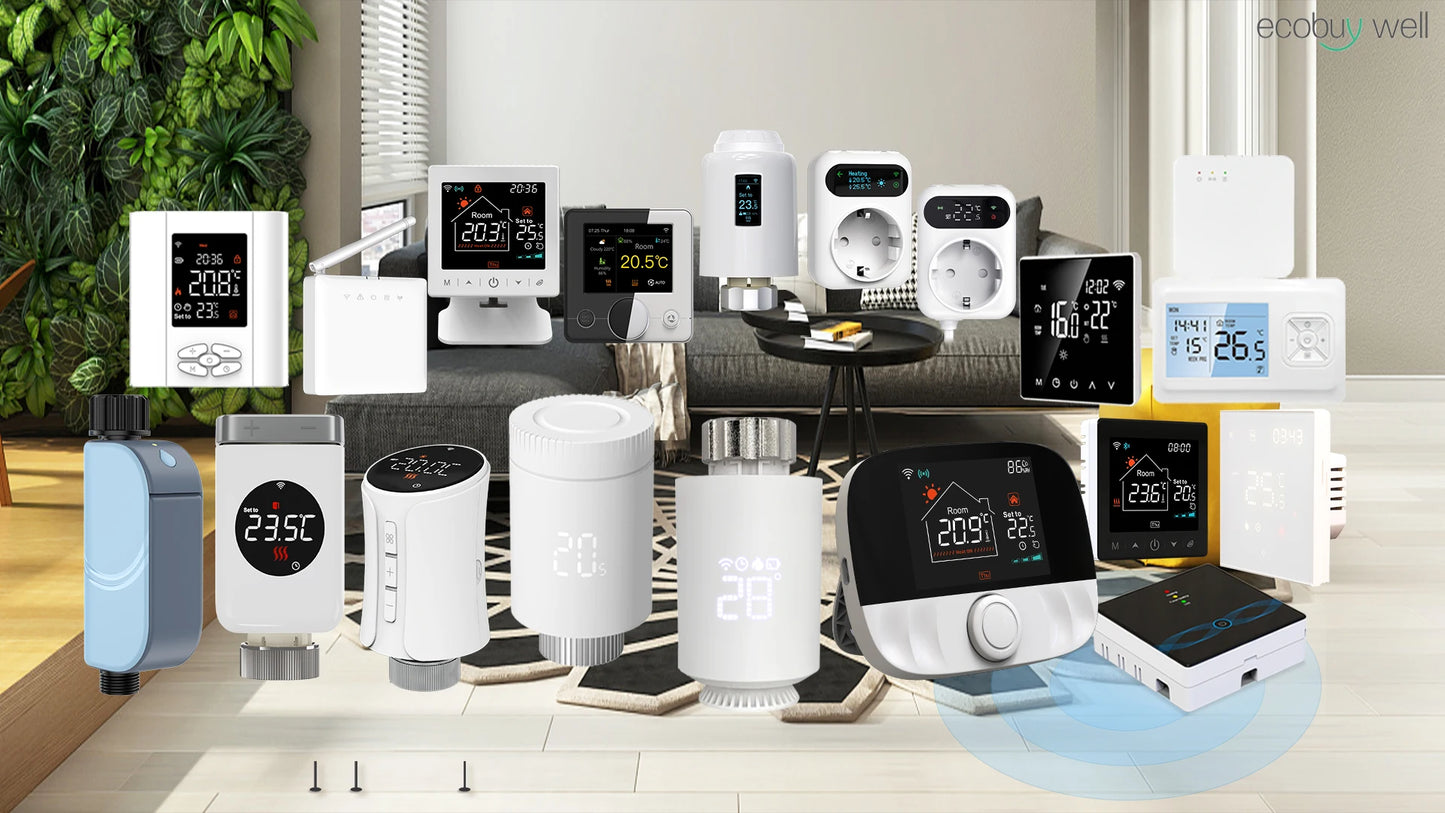 Tuya Zigbee Thermostatic Valve Radiator Zigbee Thermostat Smart Thermostatic Radiator Valve Head Temperature Controller Alexa