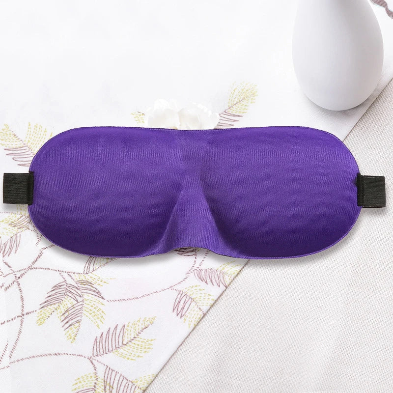 3D Sleeping Eye Mask Travel Rest Aid Eye Cover Patch Paded Soft Sleeping Mask Blindfold Eye Relax Massager