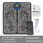 EMS Foot Massager Mat Electric TENS Feet Massager Pad Foldable Massage Mat Muscle Stimulation Fisioterapia Terapia Fisica Salud