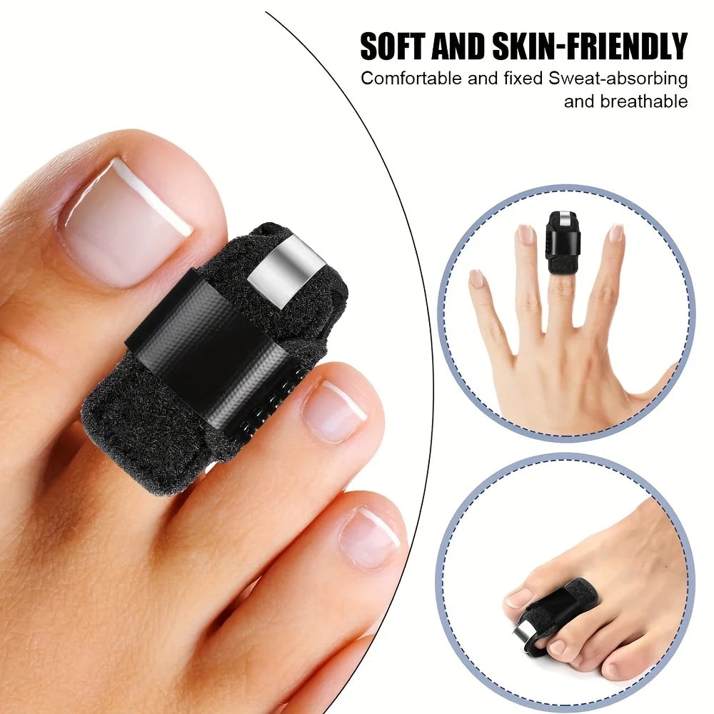 1pcs Toe Straightener Hammer Daily and Night Use Toe Corrector Toe Brace Splint Hammertoe Splint Wrap Covers Broken Foot Care