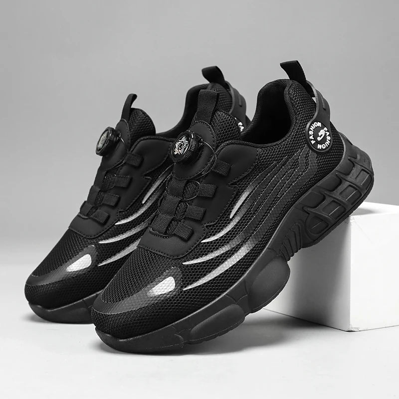 Men's Low-Top Lace-Up Casual Training Shoes, Ideal for Outdoor Workouts, Comfortable Trail Running Shoes with Excellent Traction