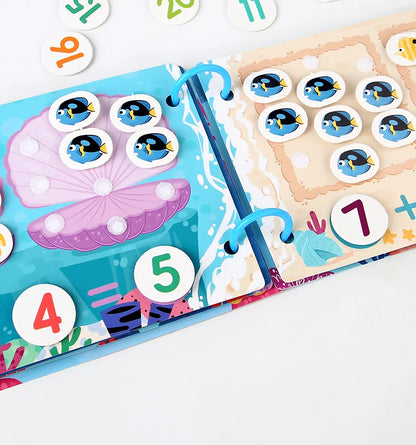 Busy Book for Kids Quiet Book Sticker Montessori Early Educational Toy Toddlers Matching Puzzles Game Baby Learning Toys Gifts