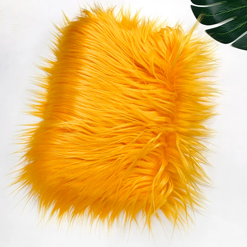 8cm Pile Length Imitation Fur Fabric Diy Cosplay Clothing Hairy Fur Fabric Bundle Long Hair Plush Fabrics By Meters Liquidations
