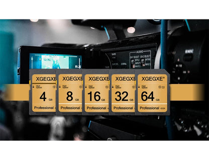 XGEGXE SD Card 32GB Class 10 High Speed 633x Video Card 4GB 8GB 16GB UHS-1 Professinonal Flash Memory Card for Camera Laptop