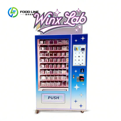 Touch Screen Eyelash Earring Vending Machine AI Virtual Trial Card Reader for Shopping Mall Retail Free Custom Stickers
