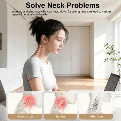 Adjustable Height Neck Stretcher Portable Suspension Trainer Belt for Home Office Gym Travel - Neck Relief And Stretches Support