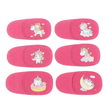 【6Pcs/set Children Health Care Kids Occlusion Medical Lazy Eye Patch Eyeshade For Kids Strabismus Vision Care Kit】