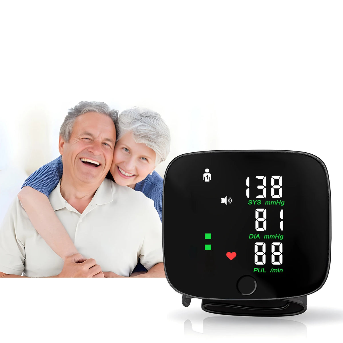 Rechargeable Wrist Sphygmomanometer Blood Pressure Monitor Medical English/Russian Voice Digitlal Tensiometro Health Tonometer