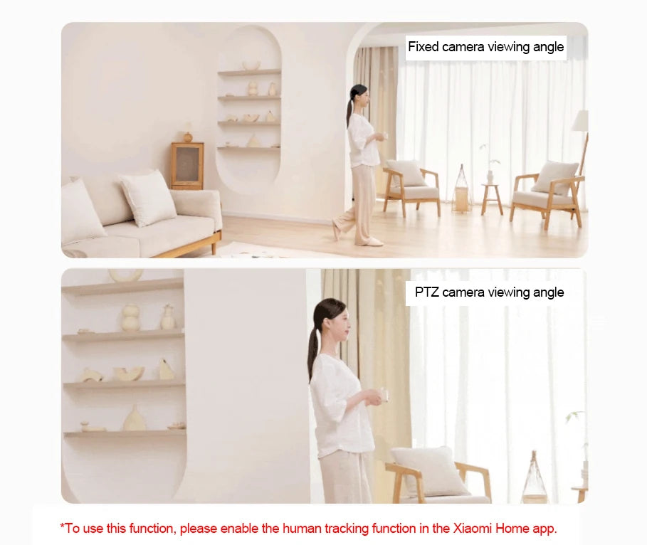 2025 Xiaomi Smart Camera C500 Dual Lens Version 4MP Security Camera 360° AI Detection Full Color Night Vision WiFi 6 Mi Home APP