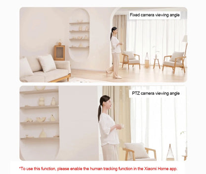 2025 Xiaomi Smart Camera C500 Dual Lens Version 4MP Security Camera 360° AI Detection Full Color Night Vision WiFi 6 Mi Home APP