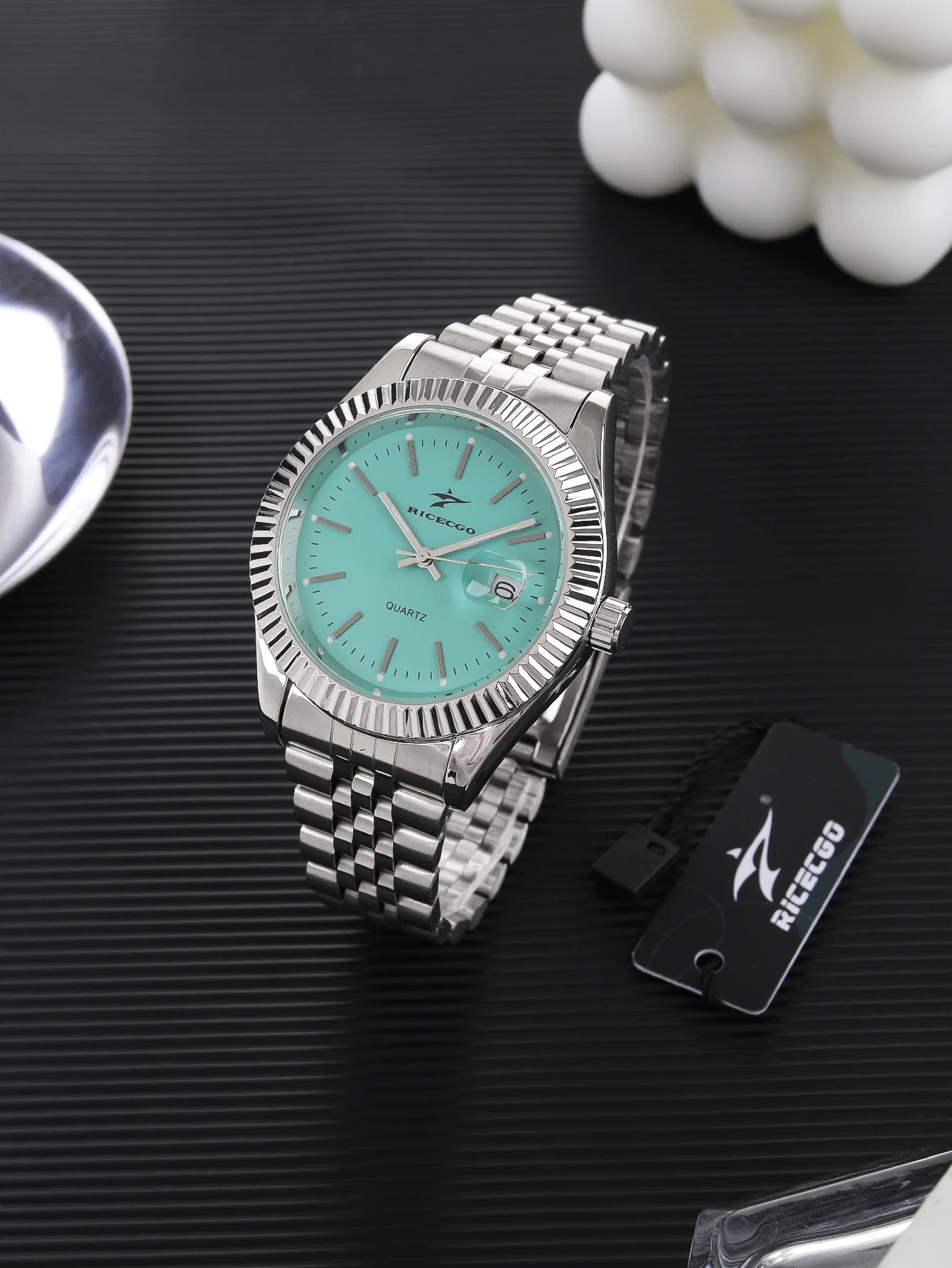 Casual Men's Watches Date High-End Fashion Business Quartz High Quality Watch Male Stainless Steel Exquisite Wristwatches