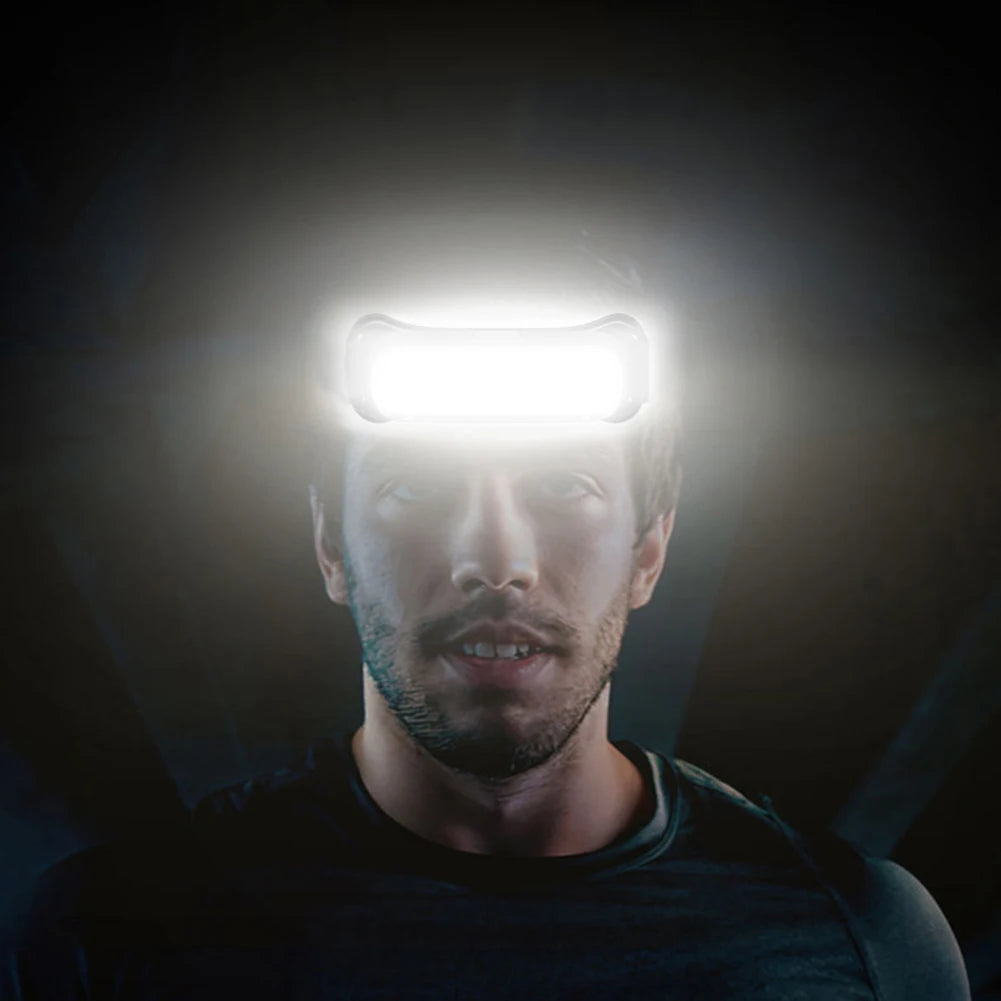 USB Rechargeable LED Headlamp Waterproof Head Lamp Adjustable Headband Head Light for Outdoor Camping Running Cycling Fishing