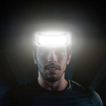 USB Rechargeable LED Headlamp Waterproof Head Lamp Adjustable Headband Head Light for Outdoor Camping Running Cycling Fishing