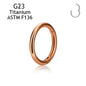 Classical Nose Rings G23 Titanium Anodizing Piercing Body Jewelry Basic Earrings Sexy Septum Piercing Nariz Gifts Safe Piercing