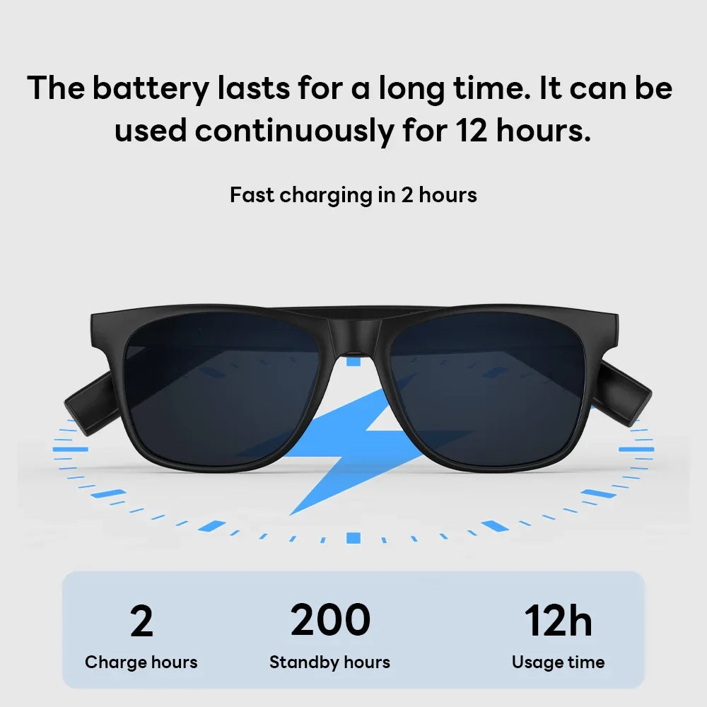 OnePlus AI Smart Wireless Glasses 8K Bluetooth Sunglasses Remote Touch Control Photo Camera Recording Voice Assistant Translator