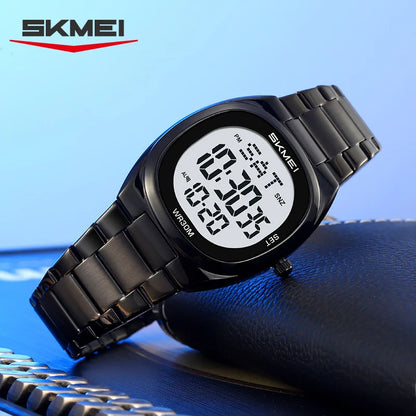 SKMEI 2419 Fashion Electronic Watch Multifunctional Luminous Calendar Alarm Clock Sports Simple Business Digital Watches for Man