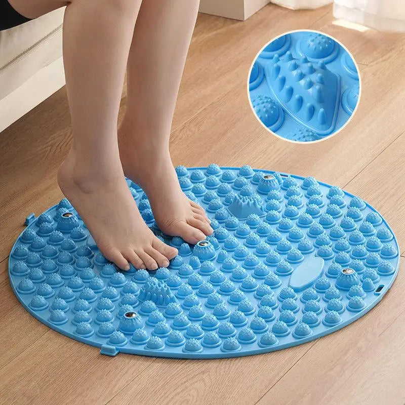 [TG823]Pressure Point Pads Board Foot Massage Acupressure Mat Foot Reflexology Walking Toe Plate Magnetic Acupressure Disc Care