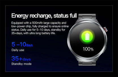2026New 1.73-inch Sapphire AMOLED Smart Watch Men Women ECG Uric Acid Blood Pressure Health Track Call Clock Care Smartwatch NFC
