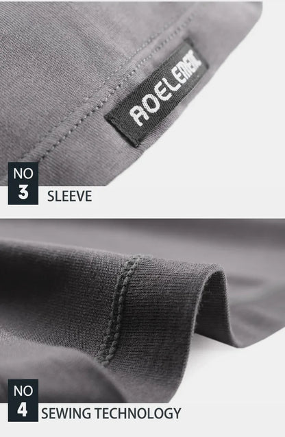Modal summer round neck tight men's short sleeve V-neck T-shirt solid color vest T-shirt slim-fit sports undershirt