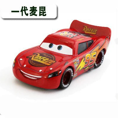 Hot Sale Bandai Pixar Cars Lightning McQueen Mater Mack Uncle Metal Model Racing Car Toys Children's Birthday NEWYEAR Gifts