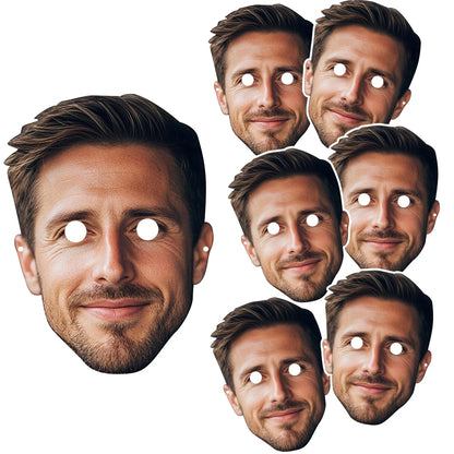 Custom Face Mask Personalised Photo Face Masks Selfie Photo Booth Props for Birthday Wedding Bachelorette Party Supplies