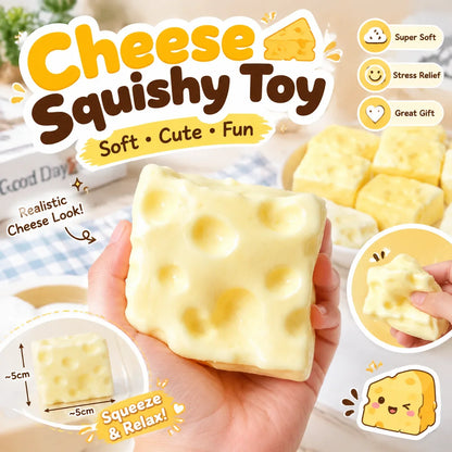 Butter Stick Squishy Crunchy Stress Ball, Blocks Filled Squeeze Fidget Toy, ADHD Anti-Stress Hand Sensory Relief Gift for Adults