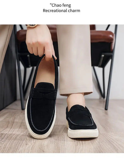 Daily Comfort Loafers Breathable Construction Dissipate Heat, Lightweight Build Lower Burden for Tired-Free Daily Movement