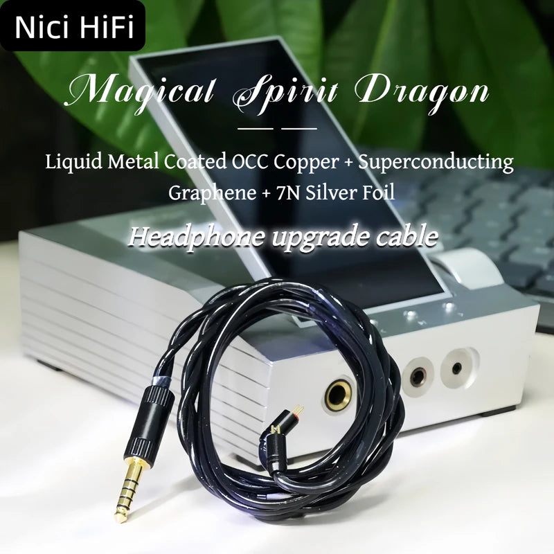 Nici HiFi-29S IEM Cable with 0.78mm 2-Pin QDC TFZ Dual 3.5mm to 4.4mm Balanced Upgrade Cable for KZ ZSN PRO ZS10 Pro EDX TRN
