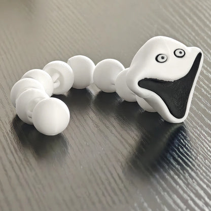 Bloop Sea Monster 3D Printed Flexible Articulated Fidget Toy – Sea Eater Deep Sea Creature Collectible Stress Relief Desk Toy