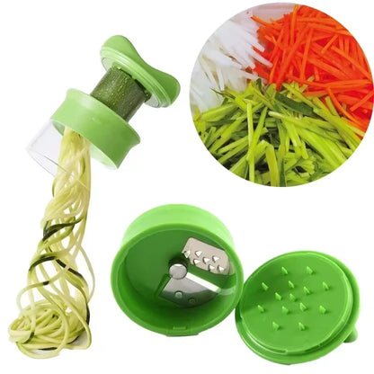 Handheld Vegetable Fruit Tool Multifunction Spiral  Shredder Manual Radish Cucumber Rotating Grater Kitchen Accessorie Tool