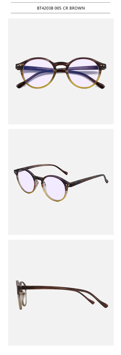 ZENOTTIC  Anti Blue Light Blocking Reading Glasses Women Men Anti-Glare Presbyopic Computer Eyeglasses Diopter from +0 to +4.0