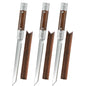 High-hardness stainless steel kitchen knife, professional fruit knife with leather sheath, ideal for cutting meat and cooking