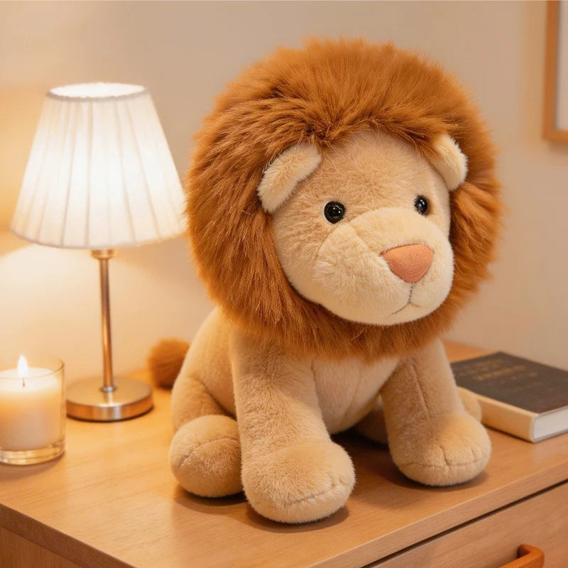 30/40/55cm Soft Kawaii Lion Plush Toys Stuffed Animals Cartoon Cute Lion Dolls Toys for Kids Room Decor Boys Birthday Gifts