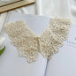 New Fashion Mini Cape Shawl Wrap Decoration Neck Ruff Detachable Lapel Half Shirt Lace Fabric Neckline Fake Collar