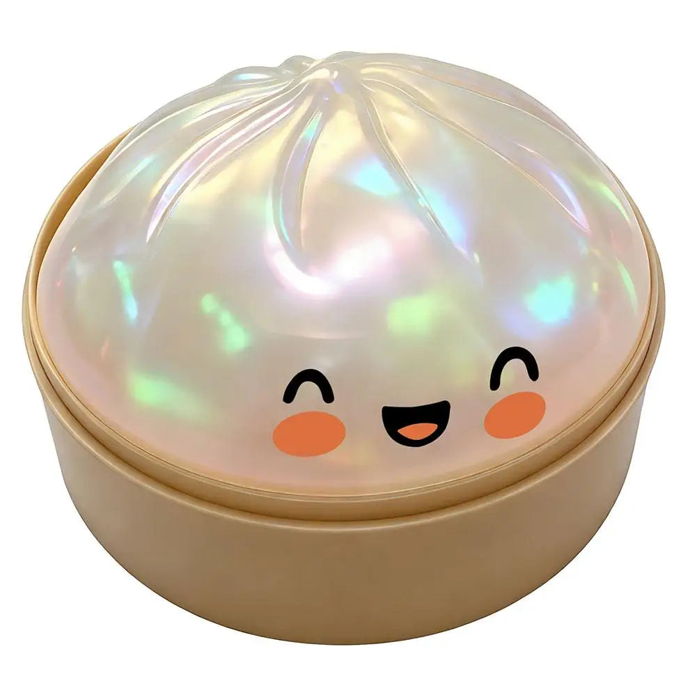 Rainbow Dumpling Squishes Stress Ball Reusable Low Rebound Decompression Toy Soft Dough Ball for Adults & Kids