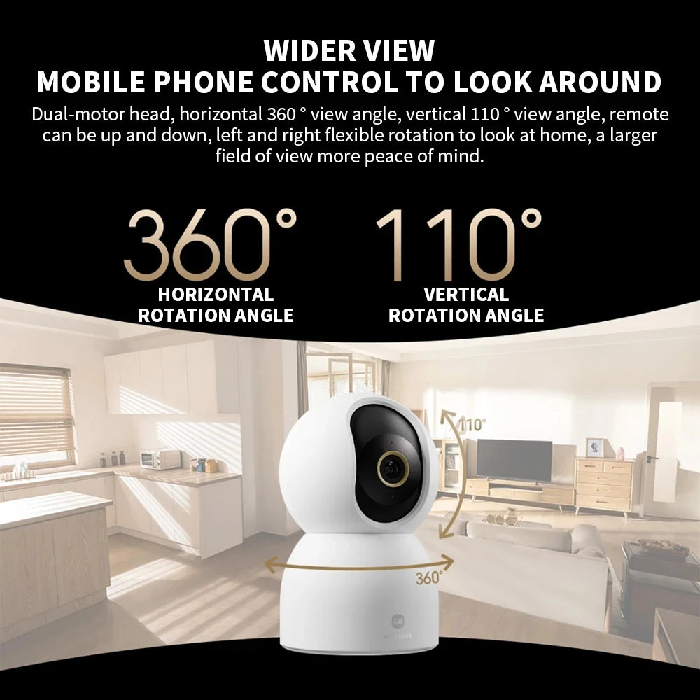 Xiaomi C700 Smart Camera 4K Ultra HD 8MP AI Human Tracking Low-Light Full Color Night Vision Mobile Surveillance