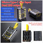 18650 Battery Charger Case DIY Power Bank Box Fast Charging Case with Night Light LCD Display Battery Charging Power Bank Box