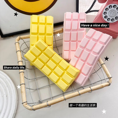 Simulated Chocolate Stress Relief Wet Soft Chocolate Plate Slow Rebound Pinch Toy Cute Release Stress Relief
