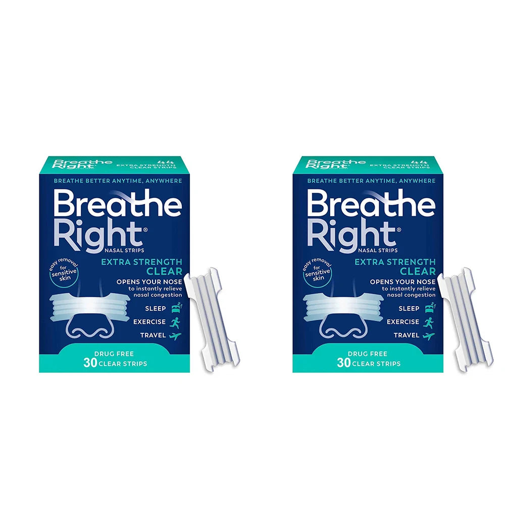 30/60/90 Pcs Anti-Snoring Nose Strips Sleep Nasal Strips for Improved Air Inhalation Exercise & Sleep Quality Breath Strips