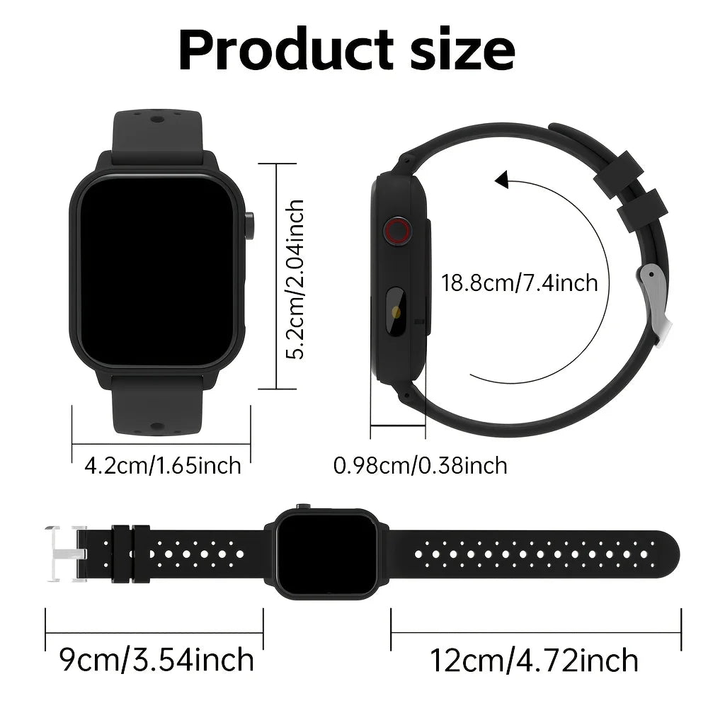 The New Smartwatch Features Call/Sms Notifications, Multiple Sports Modes, a Pedometer, And a Fitness Tracker.