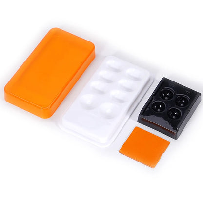1pc Dental resin shading box, mixed composite cover protective cover, veneer storage box, denture patch sorting tool