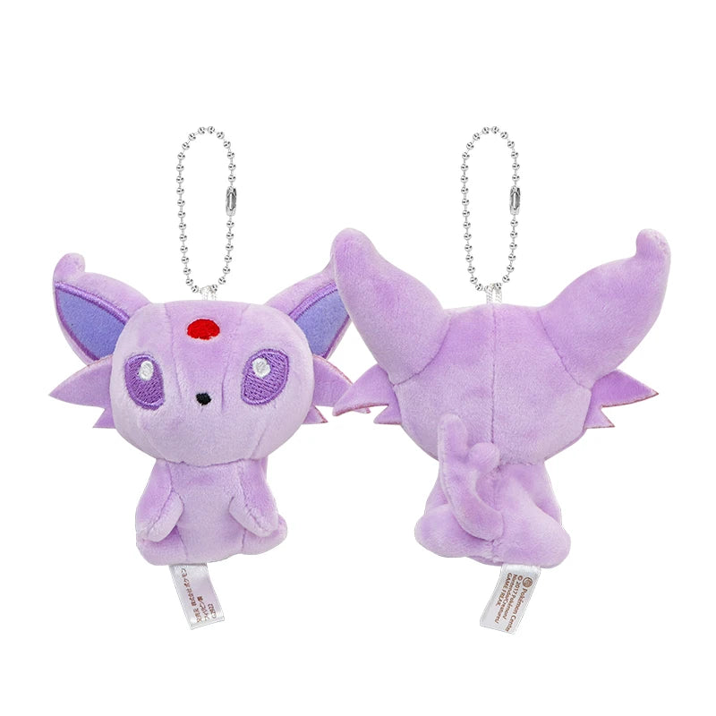 Pokemon Plush Keychain Anime Jigglypuff Gengar Sprigatito Urchin Mimikyu Sylveon Mew Umbreon Rowlet Stuffed Plushies Toys Gifts