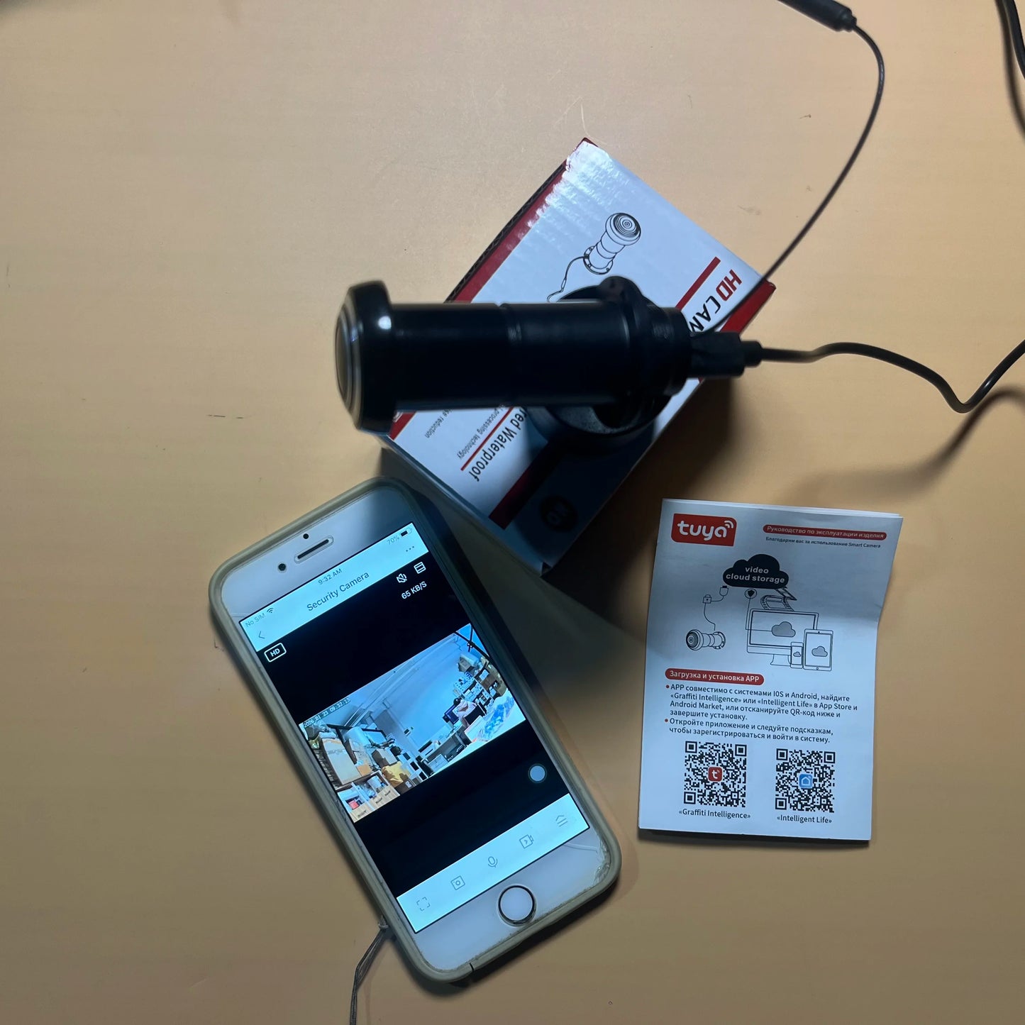 Tuya 5G Wifi Drzwi Wizjer Zabezpieczający 1080P HD Obiektyw 1.66mm Szerokokątny Rybie Oko Kamera Sieciowa CCTV Mini Wizjer do Drzwi P2P ONVIF