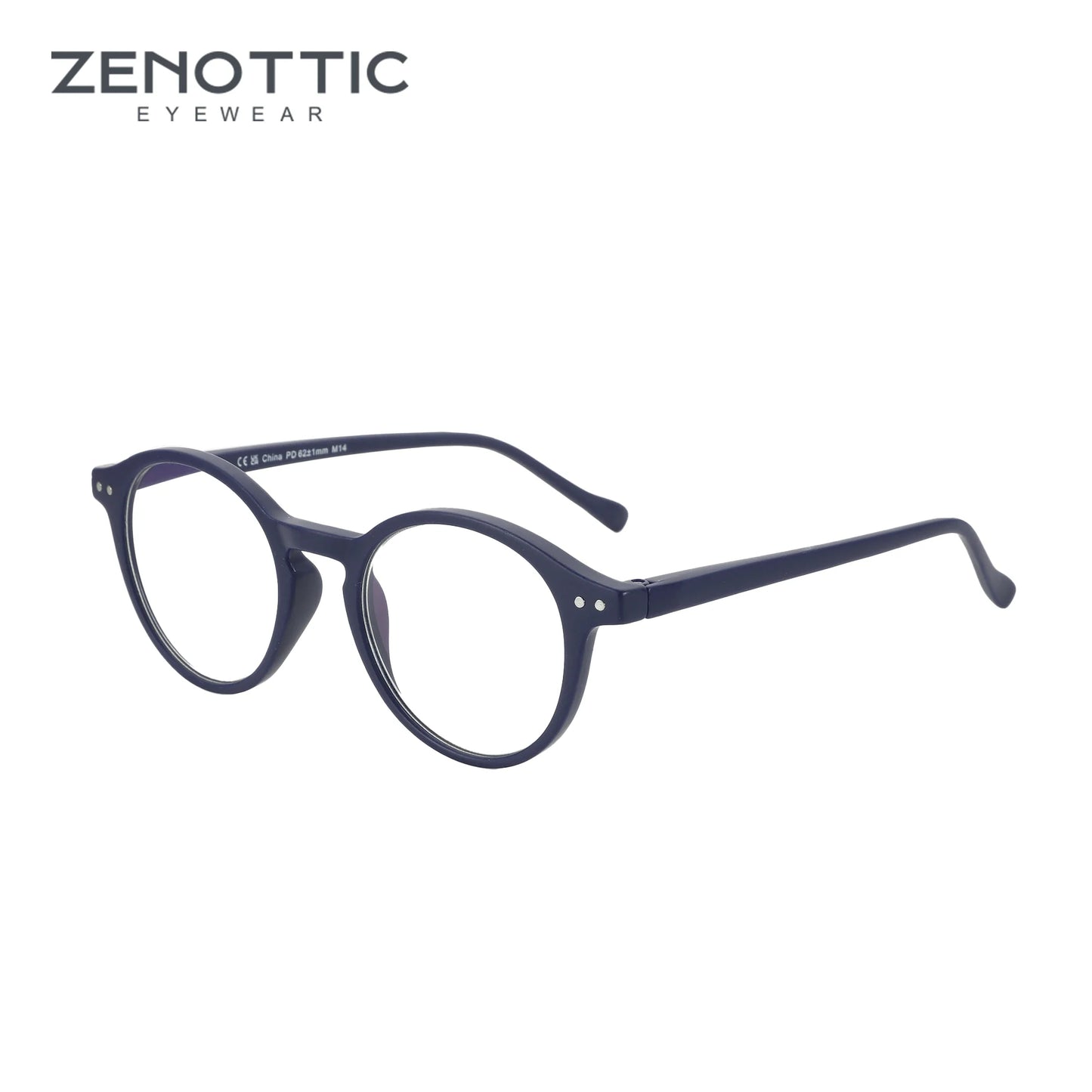 ZENOTTIC 2026 Retro Reading Glasses Anti Blue Light Blocking Readers Fashion Lightweight Eyeglasses Women Men Diopter 0 to 4.0